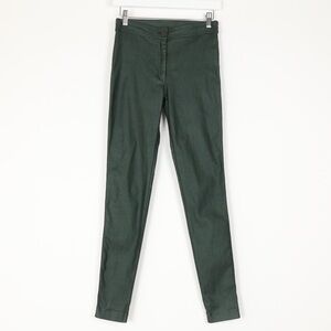 Daniela Corte Waxed High Waisted Skinny Pants